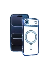 Apple iPhone 17 Air Joke Simli Magneticsafe Kılıf - Mavi