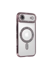Apple iPhone 17 Air Joke Simli Magneticsafe Kılıf - Pembe