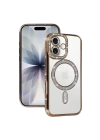 Apple iPhone 17 Joke Simli Magneticsafe Kılıf - Gold