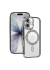 Apple iPhone 17 Joke Simli Magneticsafe Kılıf - Gümüş