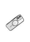 Apple iPhone 17 Joke Simli Magneticsafe Kılıf - Gümüş