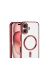 Apple iPhone 17 Kross Magneticsafe Kapak - Kırmızı