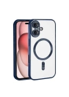 Apple iPhone 17 Kross Magneticsafe Kapak - Lacivert