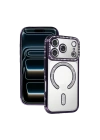 Apple iPhone 18 Pro/17 Pro Joke Simli Magneticsafe Kılıf - Derin Mor