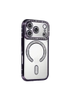 Apple iPhone 18 Pro/17 Pro Joke Simli Magneticsafe Kılıf - Derin Mor