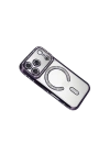 Apple iPhone 18 Pro Max/17 Pro Max Joke Simli Magneticsafe Kılıf - Derin Mor