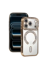 Apple iPhone 18 Pro Max/17 Pro Max Joke Simli Magneticsafe Kılıf - Gold