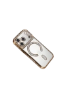 Apple iPhone 18 Pro Max/17 Pro Max Joke Simli Magneticsafe Kılıf - Gold