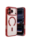 Apple iPhone 17 Pro Max Kross Magneticsafe Kapak - Kırmızı