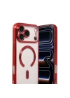 Apple iPhone 17 Pro Max Kross Magneticsafe Kapak - Kırmızı