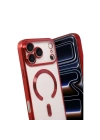 Apple iPhone 17 Pro Max Kross Magneticsafe Kapak - Kırmızı