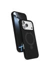 Apple iPhone 17 Pro Max Regal Magsafe Standlı Kapak - Siyah