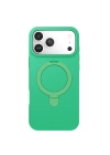 Apple iPhone 17 Pro Max Regal Magsafe Standlı Kapak - Yeşil