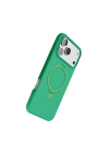 Apple iPhone 17 Pro Max Regal Magsafe Standlı Kapak - Yeşil