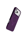 Apple iPhone 17 Pro Regal Magsafe Standlı Kapak - Derin Mor