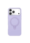 Apple iPhone 17 Pro Regal Magsafe Standlı Kapak - Lila