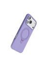 Apple iPhone 17 Pro Regal Magsafe Standlı Kapak - Lila