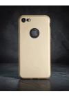 Apple İphone 7 Kılıf First Silikon - Gold