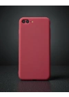 Apple İphone 7 Plus Kılıf First Silikon - Bordo