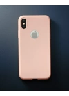 Apple İphone X Kılıf First Silikon - Rose Gold