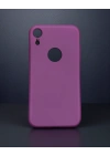 Apple İphone Xr Kılıf First Silikon - Mürdüm