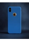 Apple İphone Xs Max Kılıf First Silikon - Mavi