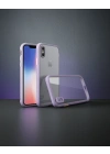 Apple İphone Xs Max Kılıf Miami Şeffaf Silikon - Açık Mor
