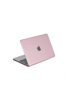 Apple MacBook Neo Şeffaf Macbook Kapak - Pembe