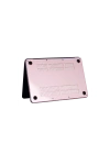 Apple MacBook Neo Şeffaf Macbook Kapak - Pembe