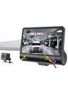 Araç DVR Kamera Çift Lensli 4 İnç Ekranlı G Sensörlü