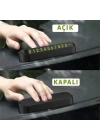 Araç Fosforlu Numaratör Aç-Kapa
