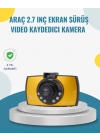 Araç İçi HD DVR Kamera G Sensor ve Hareket Algılama Özellikli