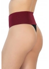 LOMBRE Bordo MI 2048 Seamless Çift Renk String Korse