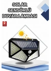 Bahçe Lambası Bahçe Aydınlatma Sensörlü Suya Dayanıklı 100 Led