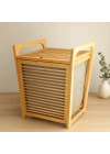 Bambu Kirli Çamaşır Sepeti 40x35x60 cm