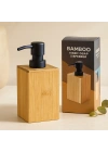 Bambu Sıvı Sabunluk (Siyah Pompa) 7 x 11.5 cm