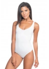 Beyaz Kalın Askılı Body Korse