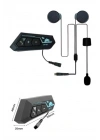 Bluetooth Kask Kulaklığı Intercom 5.0 Bluetooth Android ve İOS Uyumlu