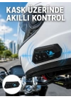 Bluetooth Kask Kulaklığı Intercom 5.0 Bluetooth Android ve İOS Uyumlu Yeni Nesil