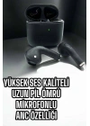 Bluetooth Kulaklık Yeni Nesil Pro Sensörlü Mikrofon Çağrı Cevaplama