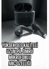 Bluetooth Kulaklık Yeni Nesil Pro Sensörlü Mikrofon Çağrı Cevaplama