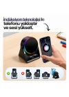 Bluetooth Soundpad Hoparlör 5W 2000mAh (Telefon Standı, USB-C)