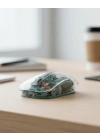 Bluetooth ve 2.4G USB Destekli Pilli Kablosuz Şeffaf Mouse