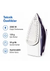 Buharlı Ütü 2600W Seramik Taban (Mor)
