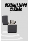 Çakmak Parlak Siyah Doldurulabilir Hedyelik Eşya