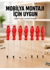 Çeşitli Vidalama İşleri İçin 7li Tornavida Takımı