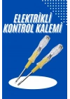 Çift Uçlu Kontrol Kalemi Elektrik Test Kalemi Şeffaf