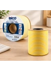 D Profil Kapı-Pencere Fitili 9x6 mm Beyaz - Bobin 2x50m (100 m)