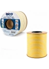 D Profil Kapı-Pencere Fitili 9x6 mm Beyaz - Bobin 2x50m (100 m)