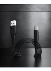Dc01 Süper Hızlı Micro Usb Kablo 1m 2.4a - Siyah